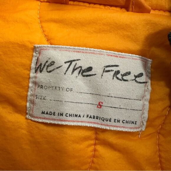 We The Free For Free People Neon Colorful Quilted Firefly Parka Size Small - Picture 8 of 16